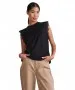 Damen Shirt Olline von Pieces in Black