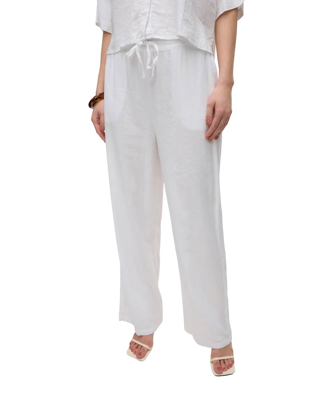 Damen Hose Linn von Vero Moda in Snow White