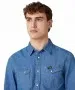 Herren Hemd Western Shirt von Wrangler in Mid Stone