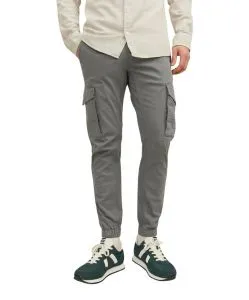 Jack & Jones Paul Cargo Hose in Grau