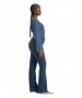 Damen Jeans 725 High Rise Bootcut  von Levis in Blue Wave Dark