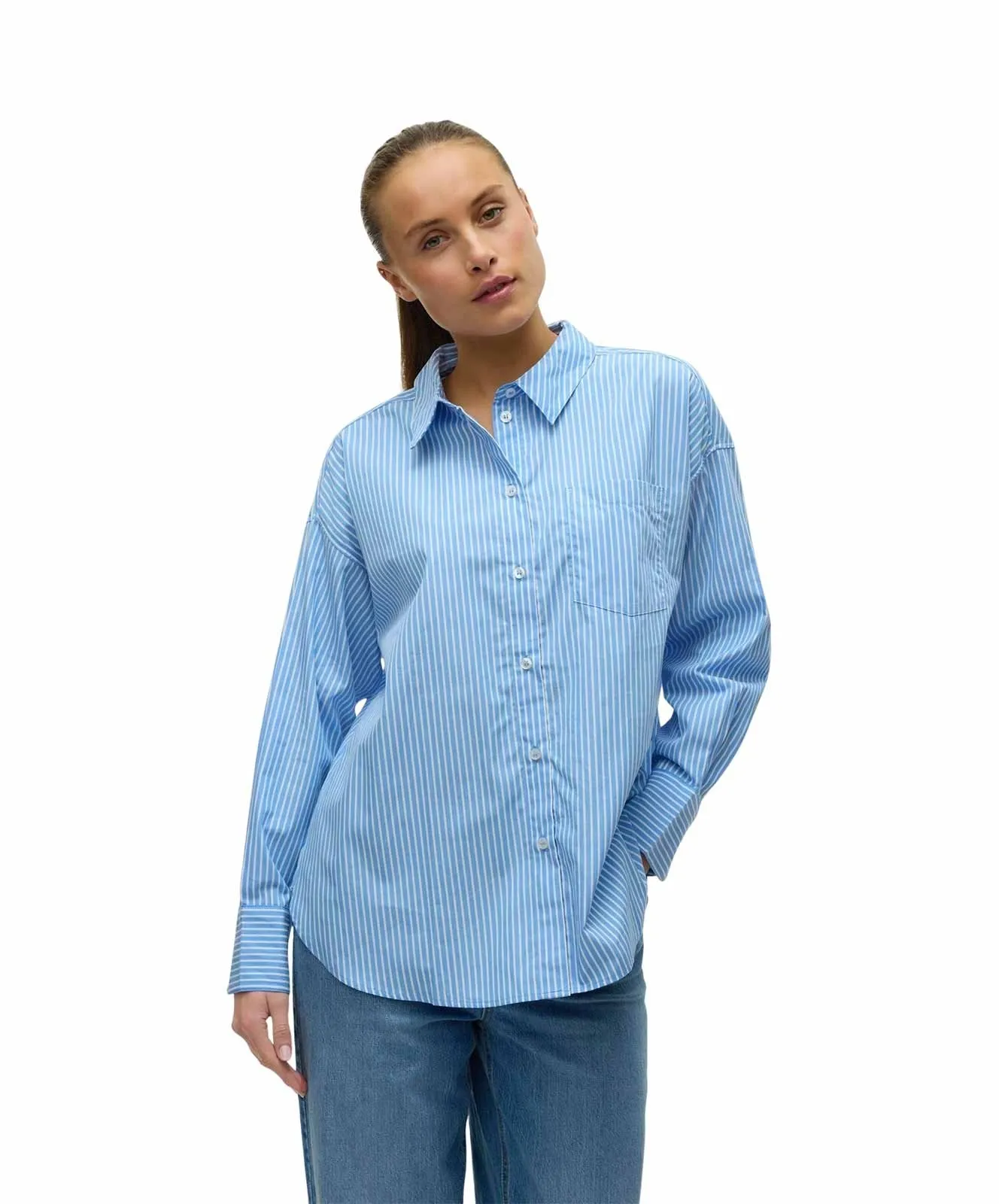 Damen Bluse Parina von Vero Moda in Provence Snow-White