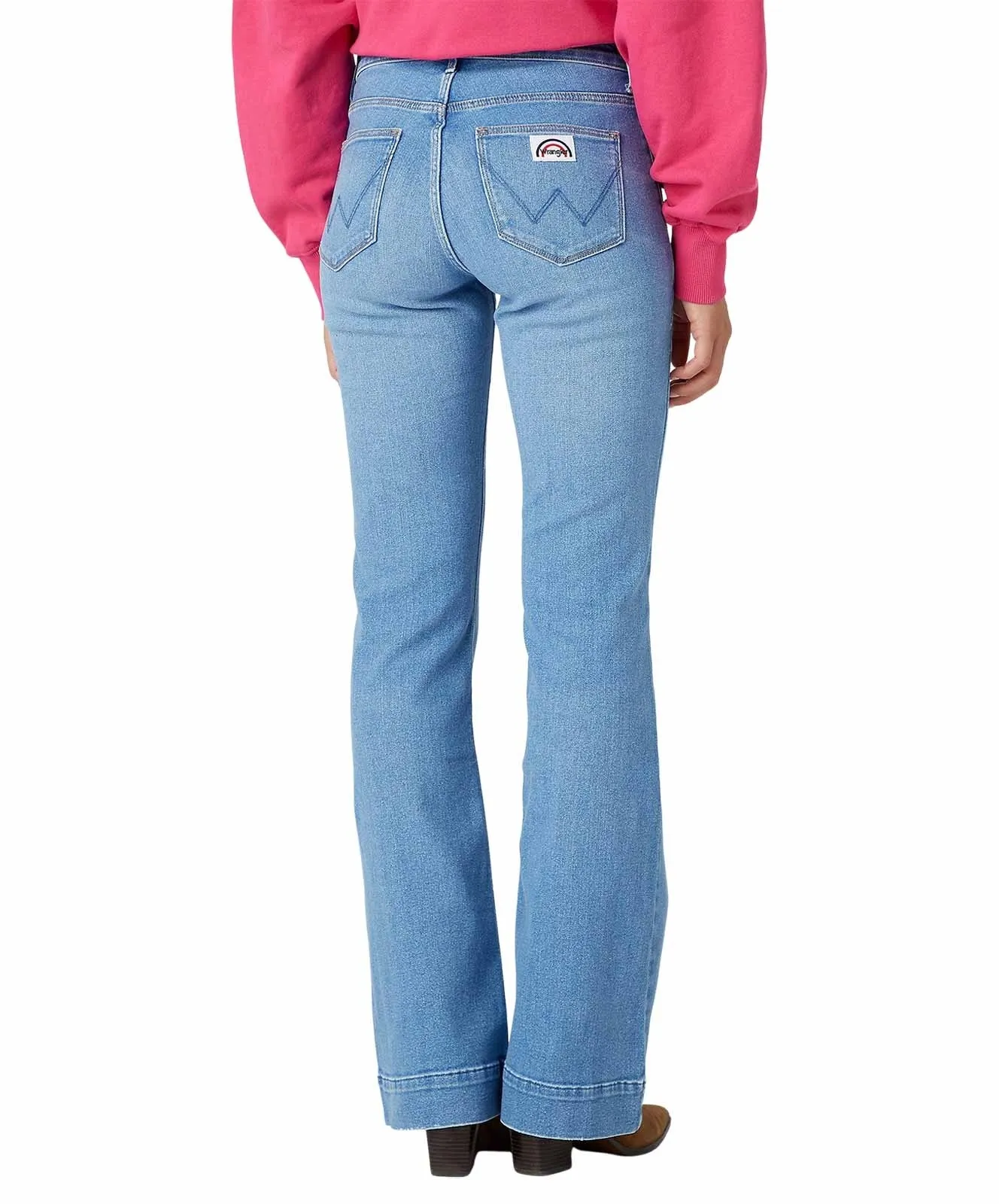 Damen Jeans Flare Retro von Wrangler in Hazel