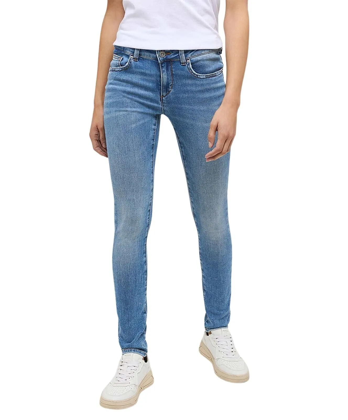 Damen Jeans Quincy Skinny von Mustang in Hellblau