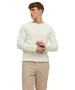 Herren Pullover Hill Knit Crew Neck von Jack & Jones in Cloud Dancer
