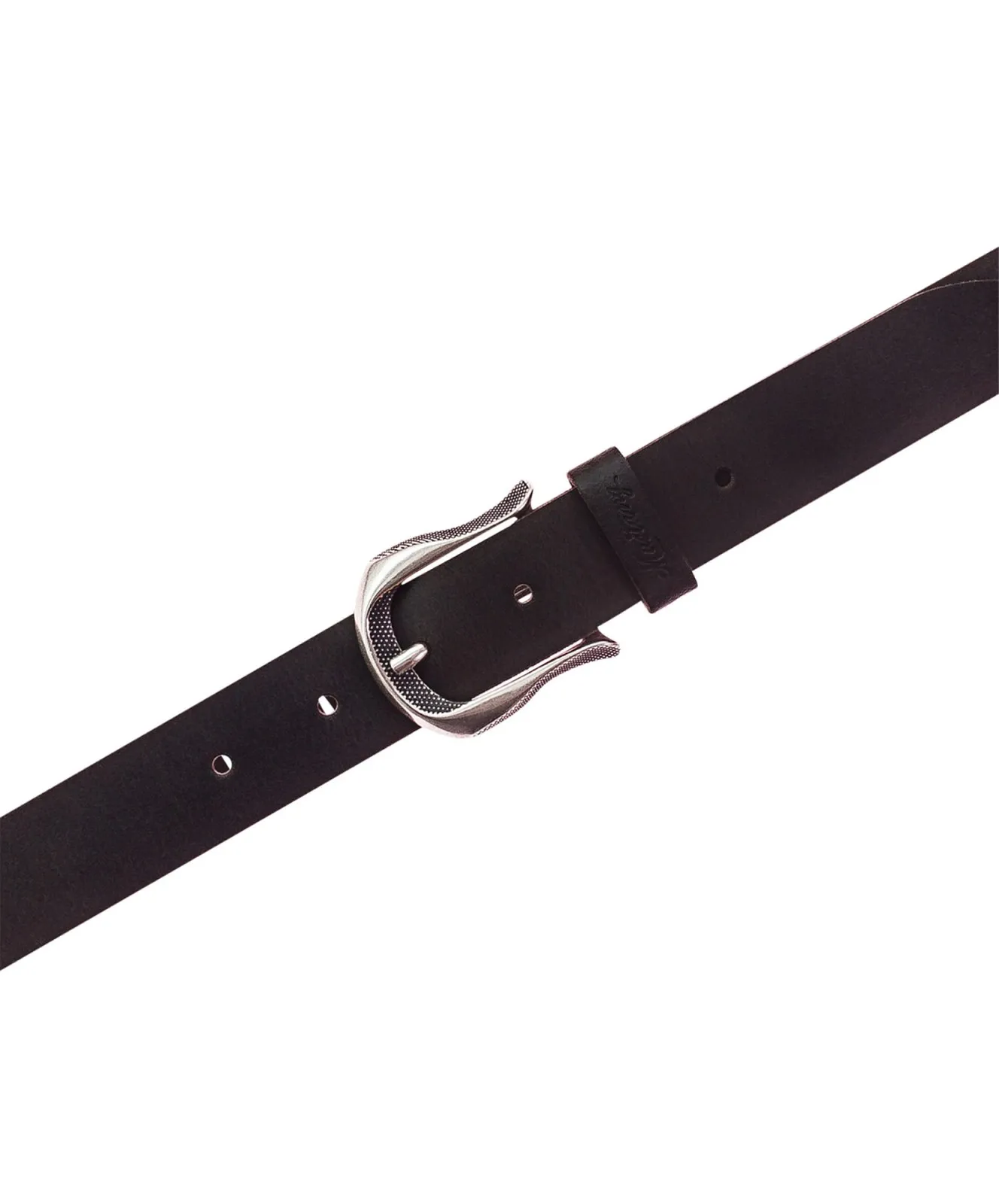 Damen Gürtel 30 mm Ledergürtel mit Schließe von Mustang in Black