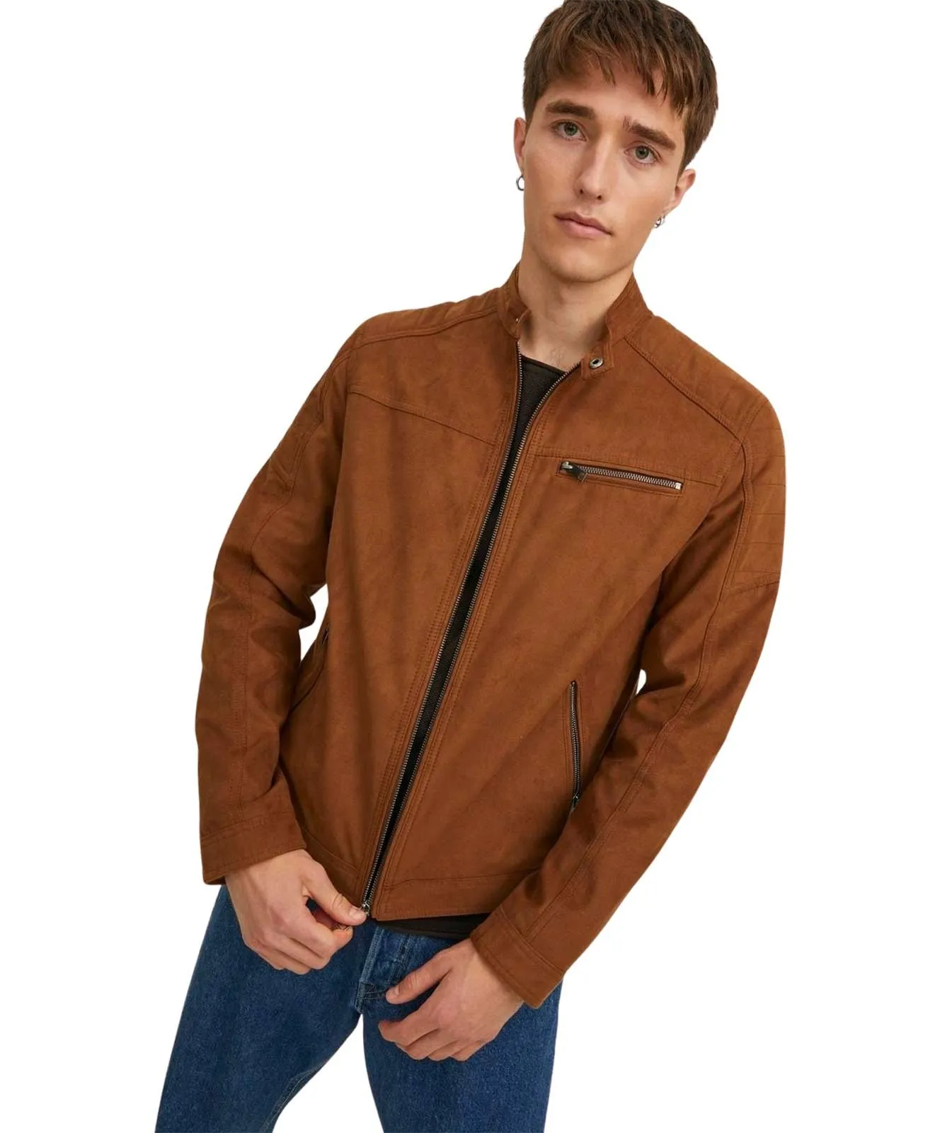 Herren Jacke Rocky von Jack & Jones in Cognac
