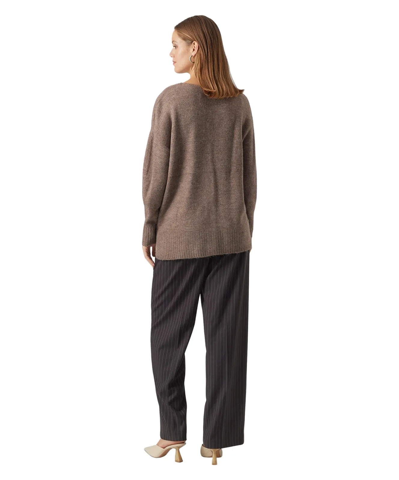 Damen Jacke Lefile Oversie Boxy von Vero Moda in Brown Lentil