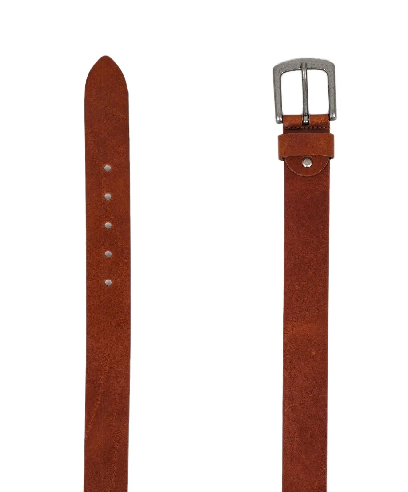 Herren Gürtel 4cm Walkledergürtel von Bernd Götz in Cognac