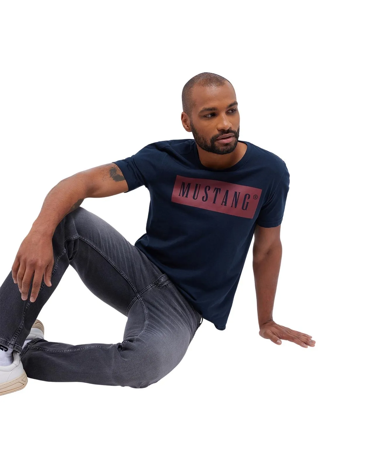 Herren Shirt Austin von Mustang in Carbon