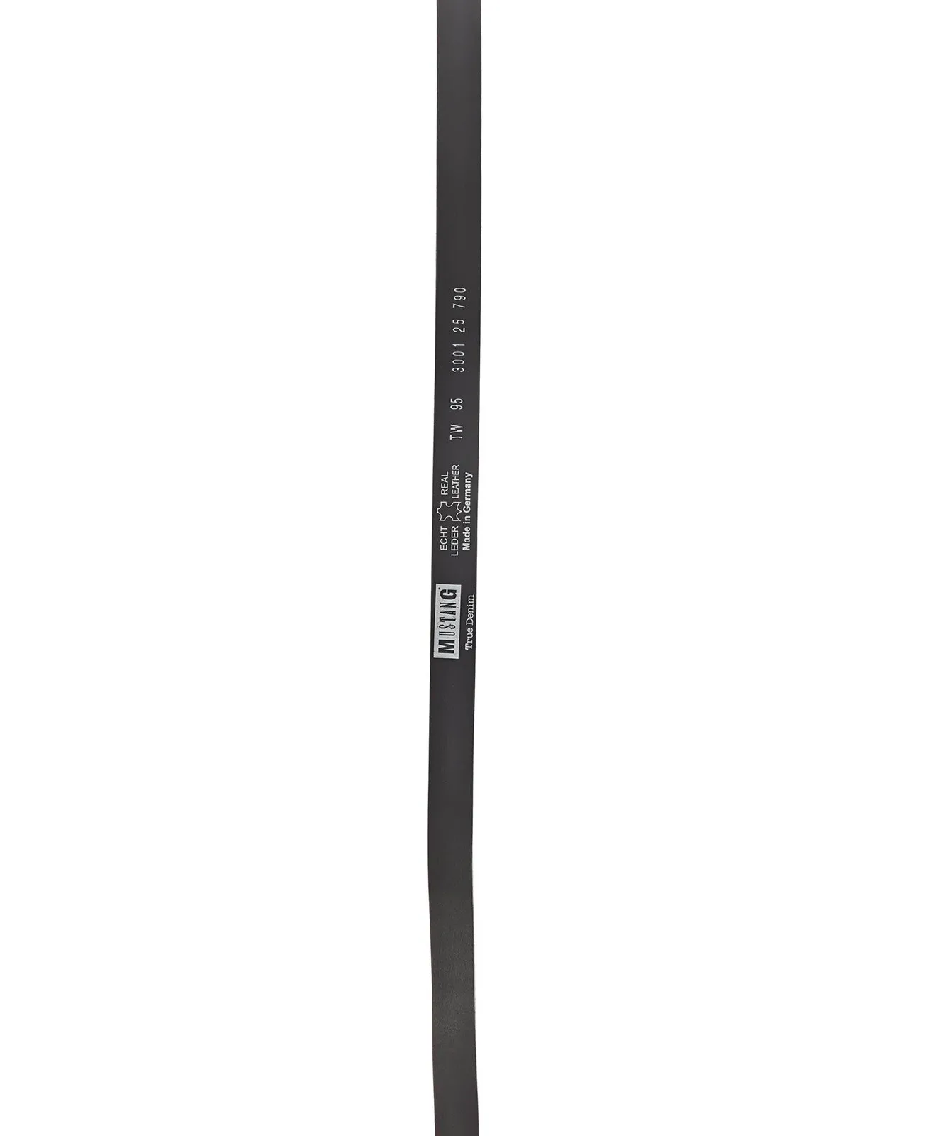 Damen Gürtel 2,5cm Ledergürtel mit Schließe von Mustang in Schwarz