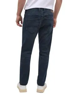 Mustang Oregon Slim fit Jeans in dunkler Blauton Waschung