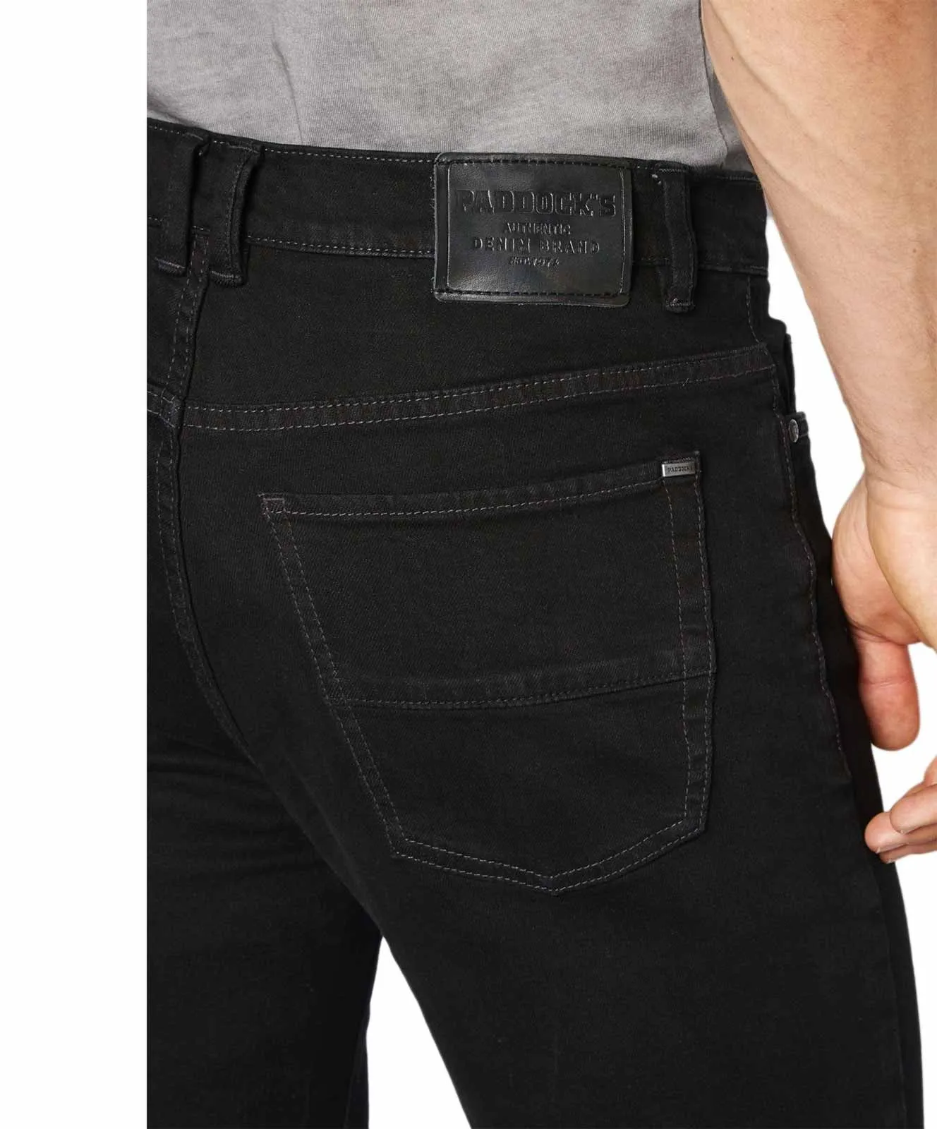 Herren Jeans Ranger von Paddocks in Black\Black