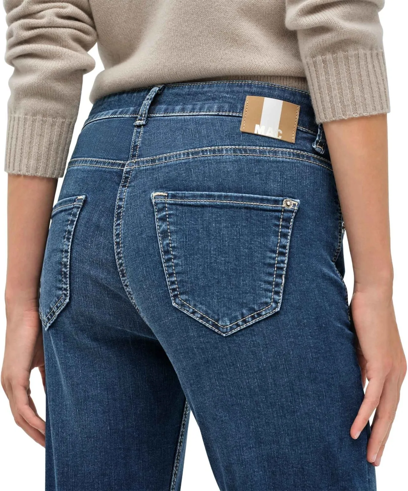 Damen Jeans Slim von MAC in New Basic Wash