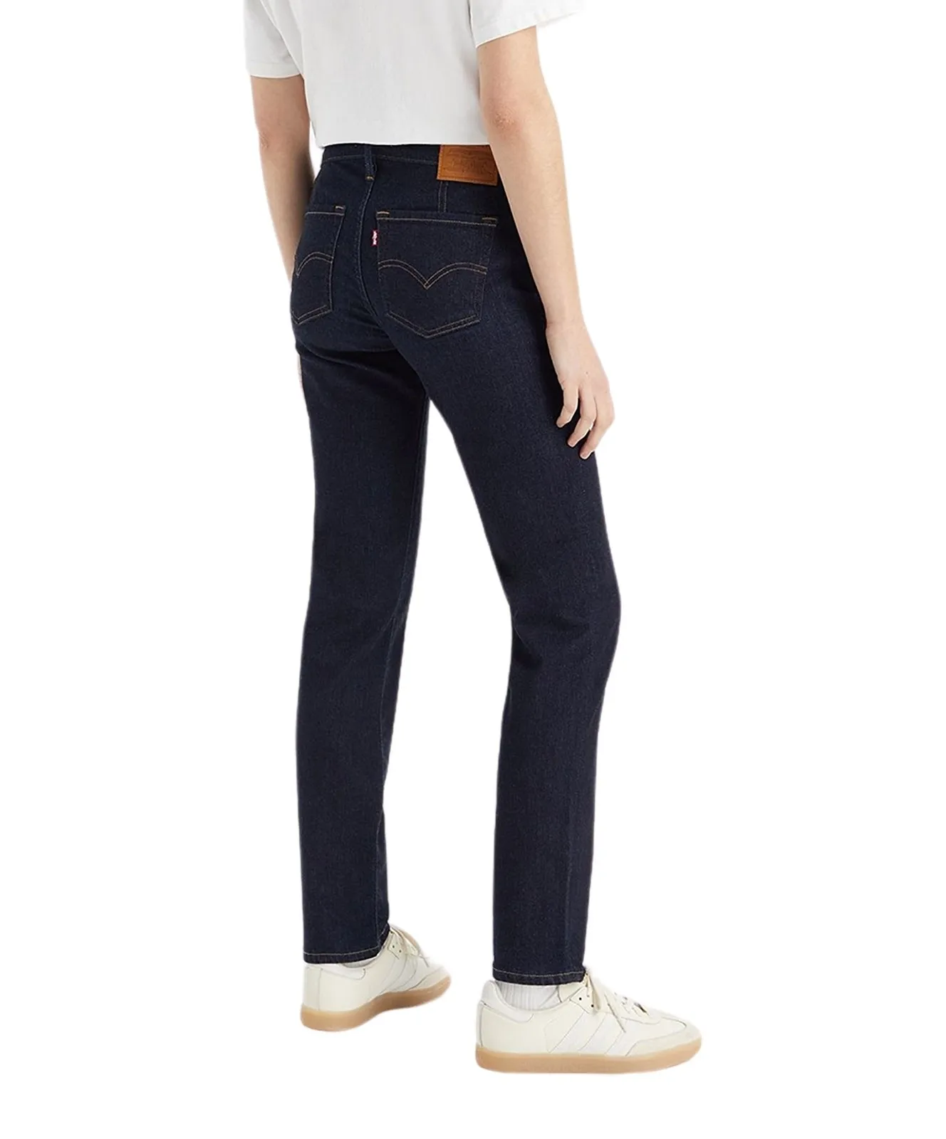 Damen Jeans 712 Slim von Levis in Blue Wave Rinse