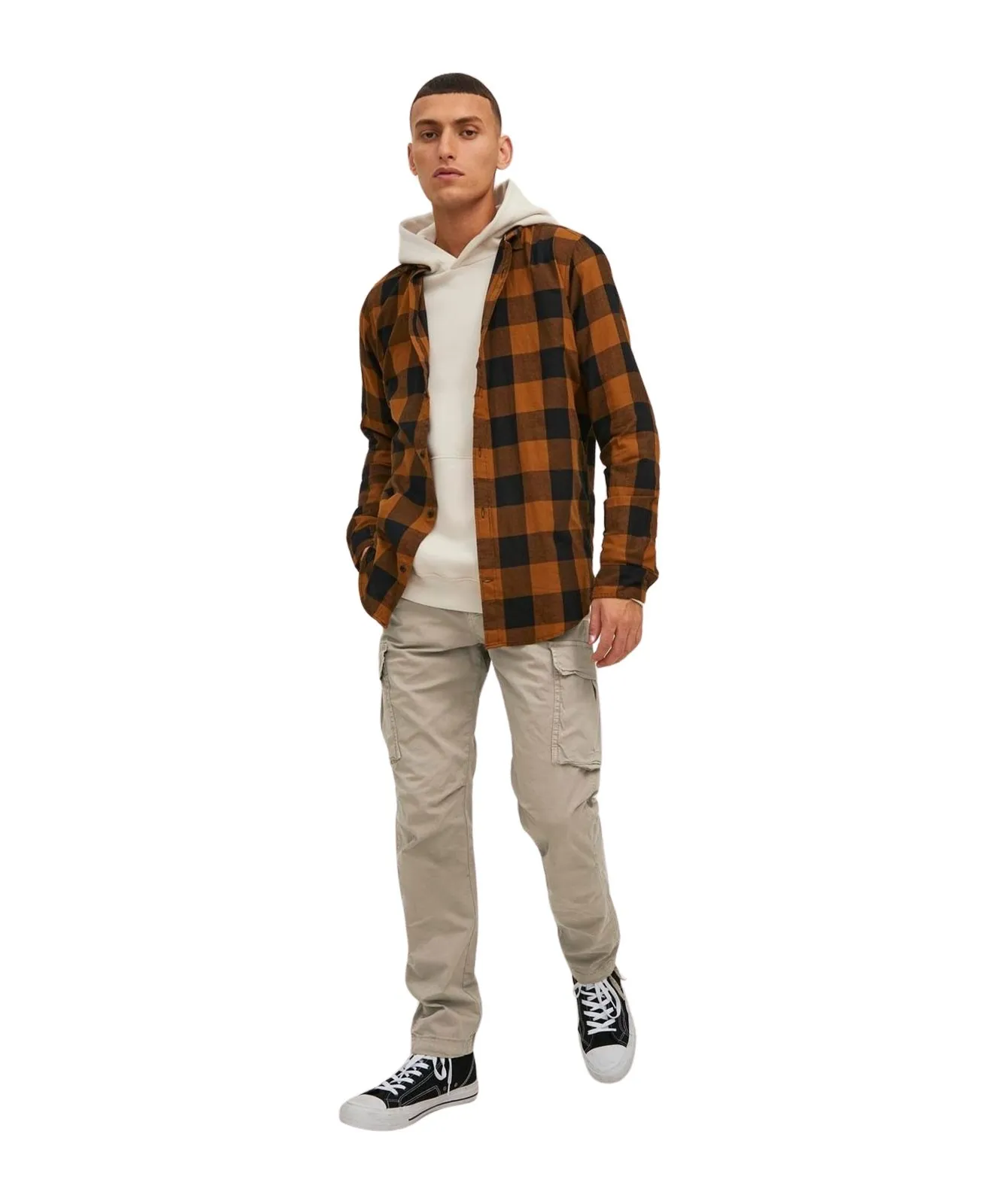 Herren Hose Stace Trucker von Jack & Jones in Dune