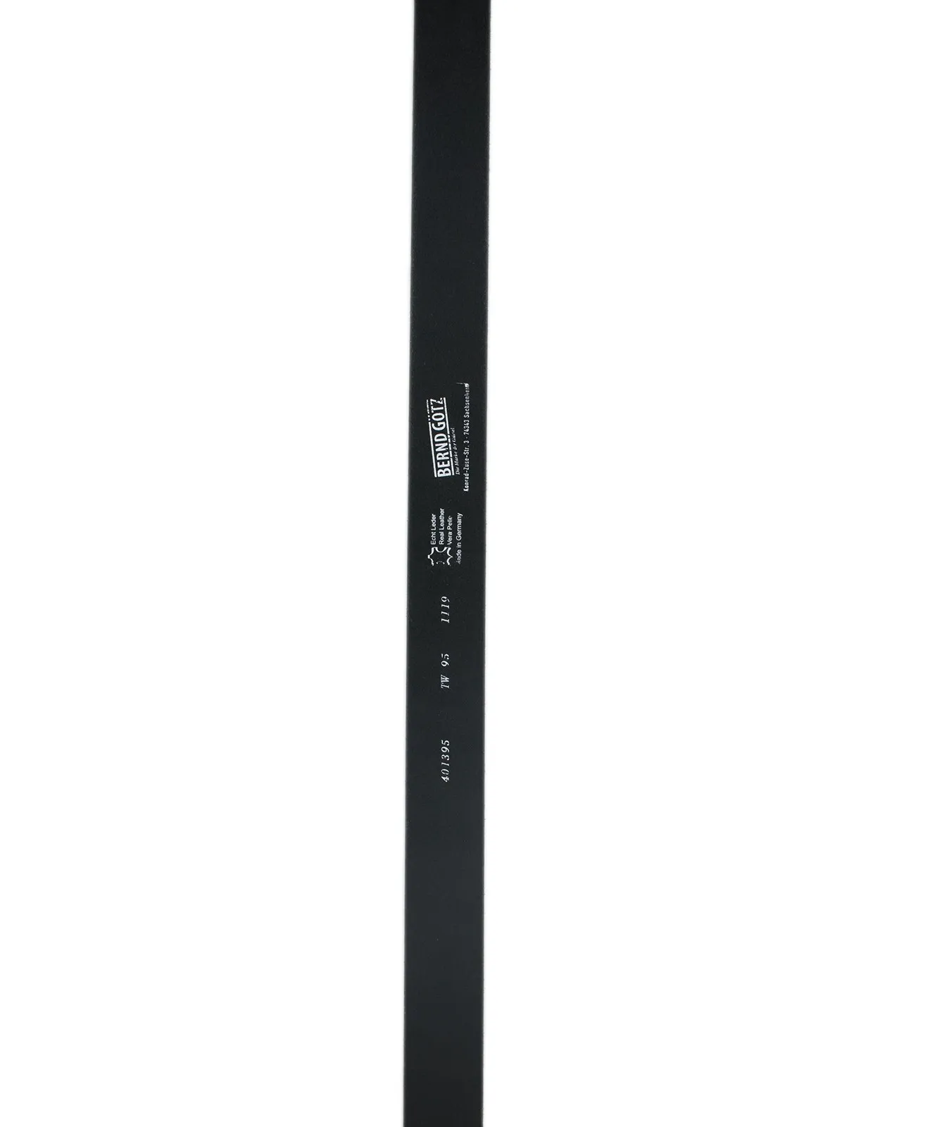 Herren Gürtel 4cm Pull-UP-Ledergürtel von Bernd Götz in Schwarz