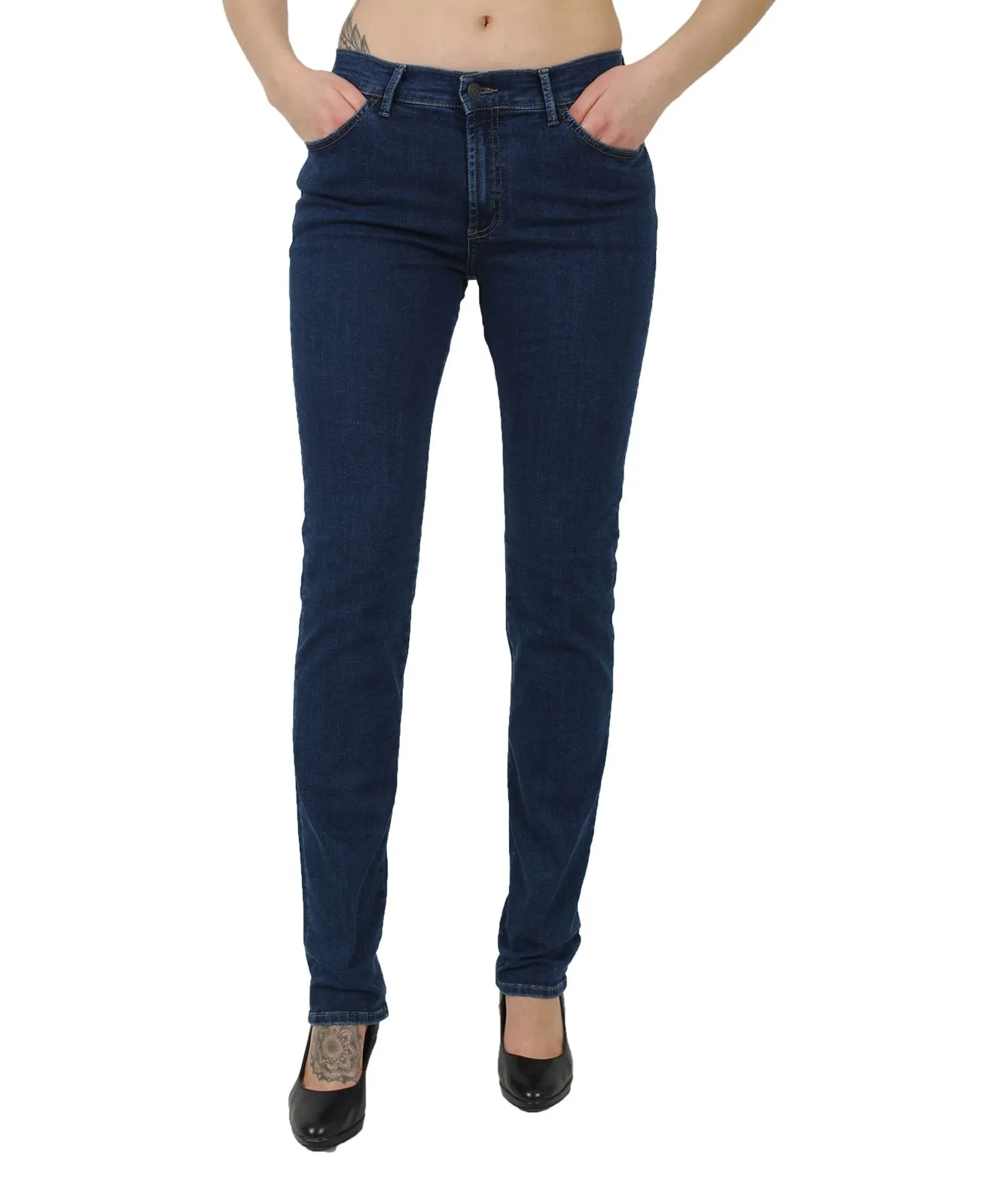 Damen Jeans Kate von Pioneer in Blue Stonewash