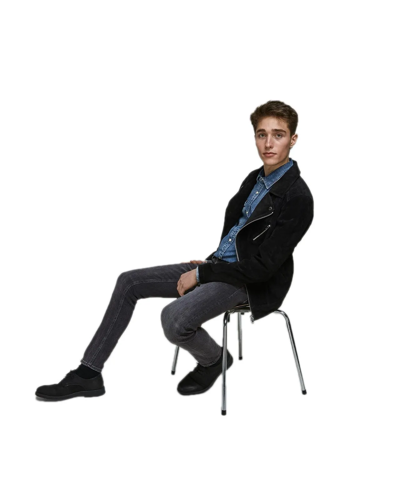 Herren Jeans Glenn Original von Jack & Jones in Black Denim