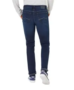 Paddocks Ranger Pipe Jeans in Blue Black Waschung