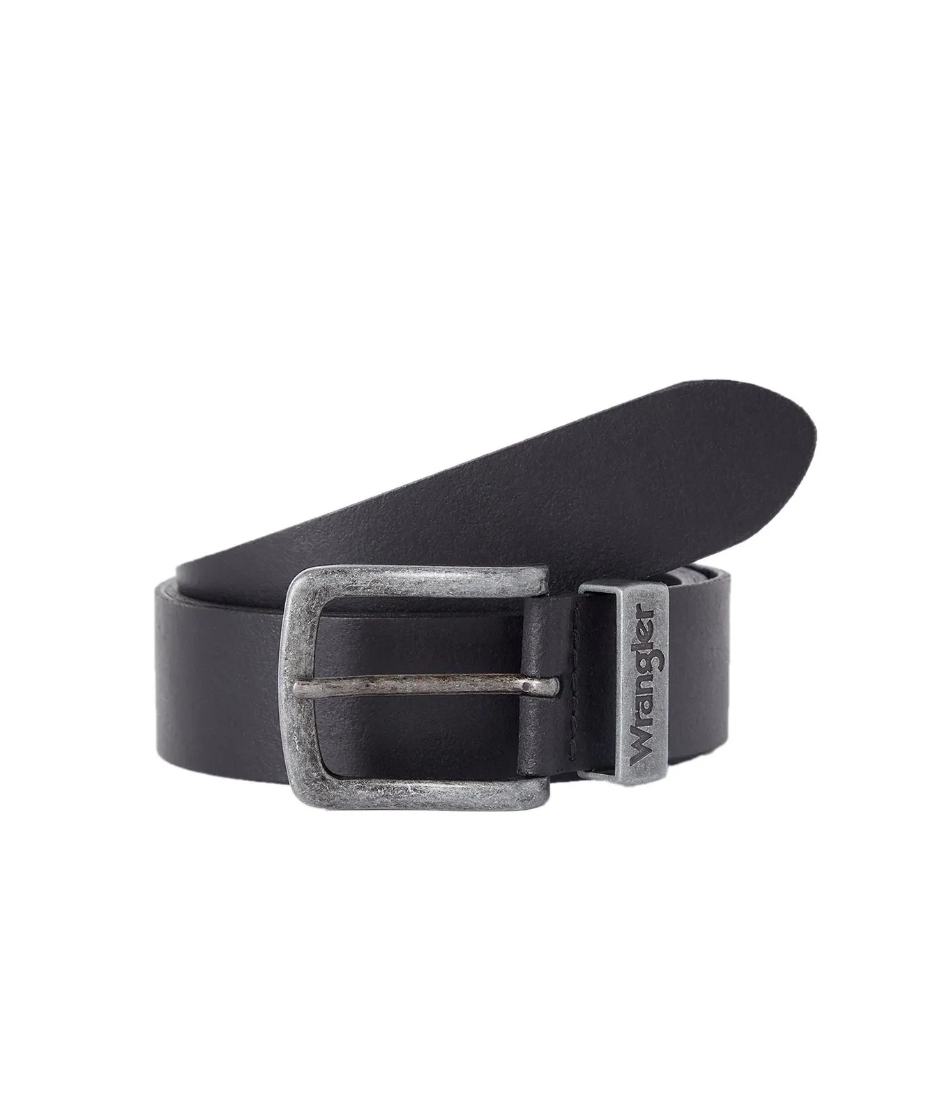 Herren Gürtel Basic Stitched von Wrangler in Black