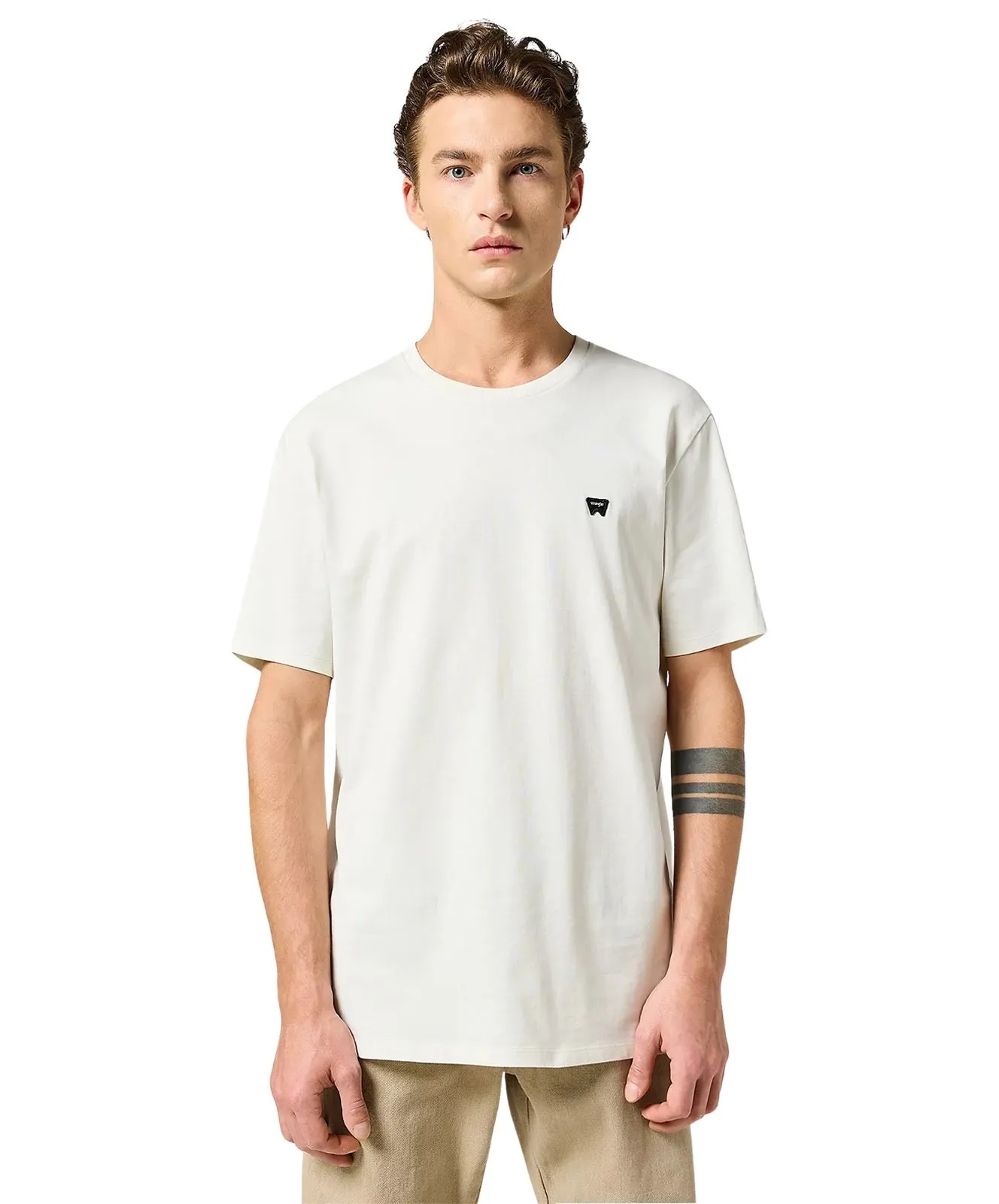 Herren Shirt Sign Off Tee von Wrangler in White