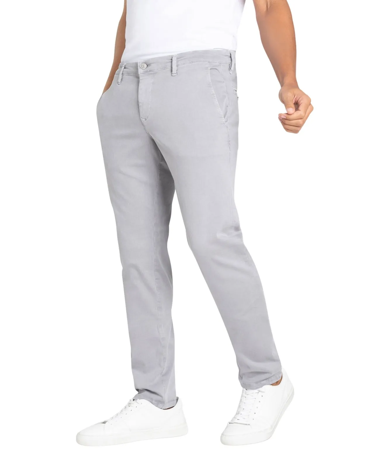 Herren Hose Driver Pants von MAC in Silver