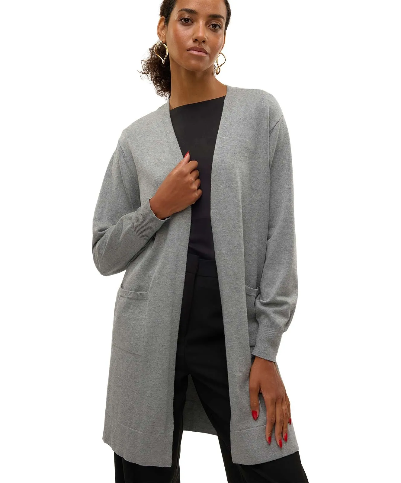 Damen Jacke Silje von Vero Moda in Medium Grey Melange