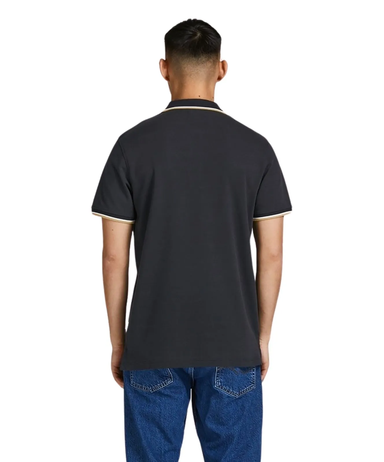 Herren Shirt Bluwin Polo von Jack & Jones in Black