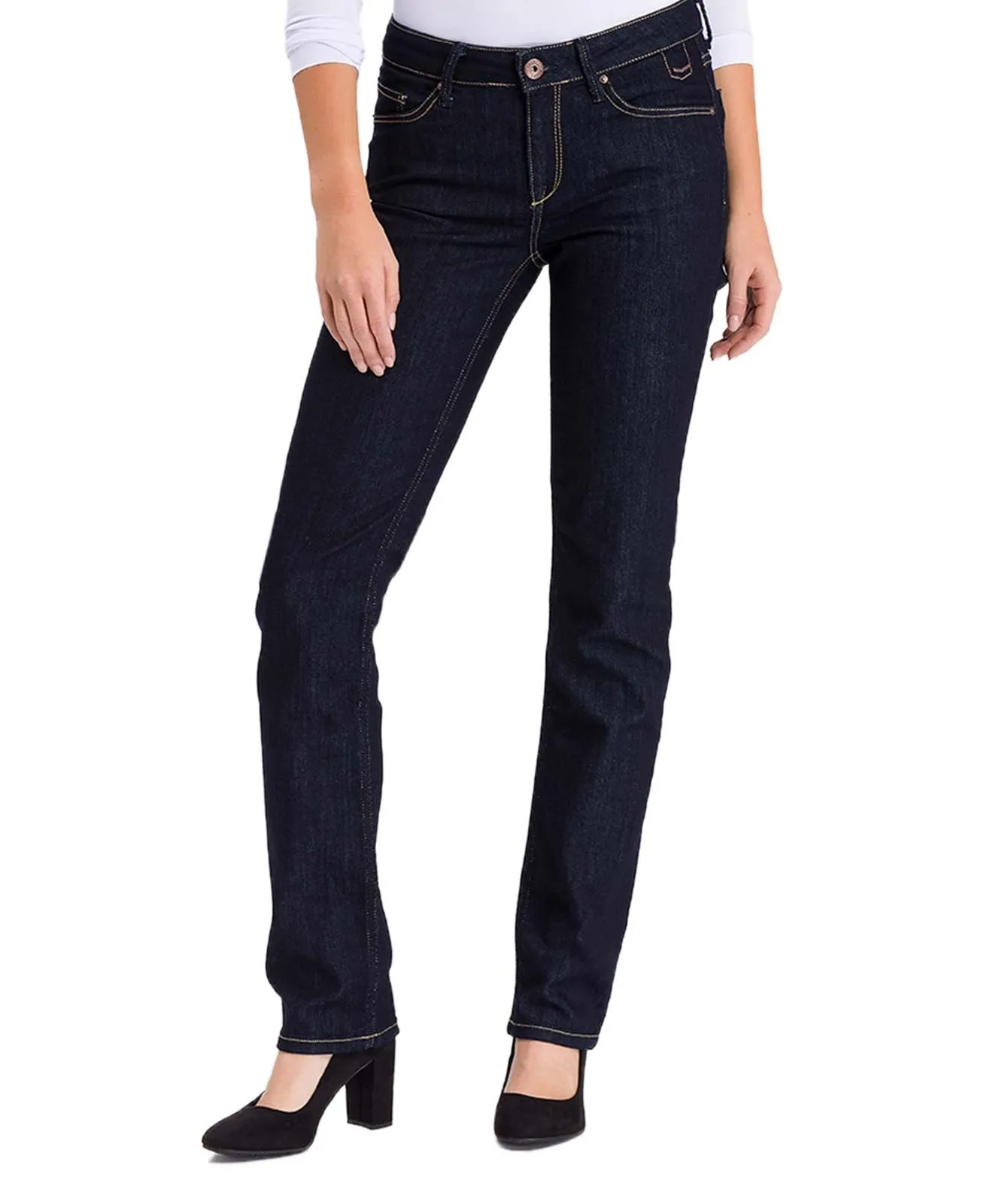 Damen Jeans Rose von Cross in Deep Blue