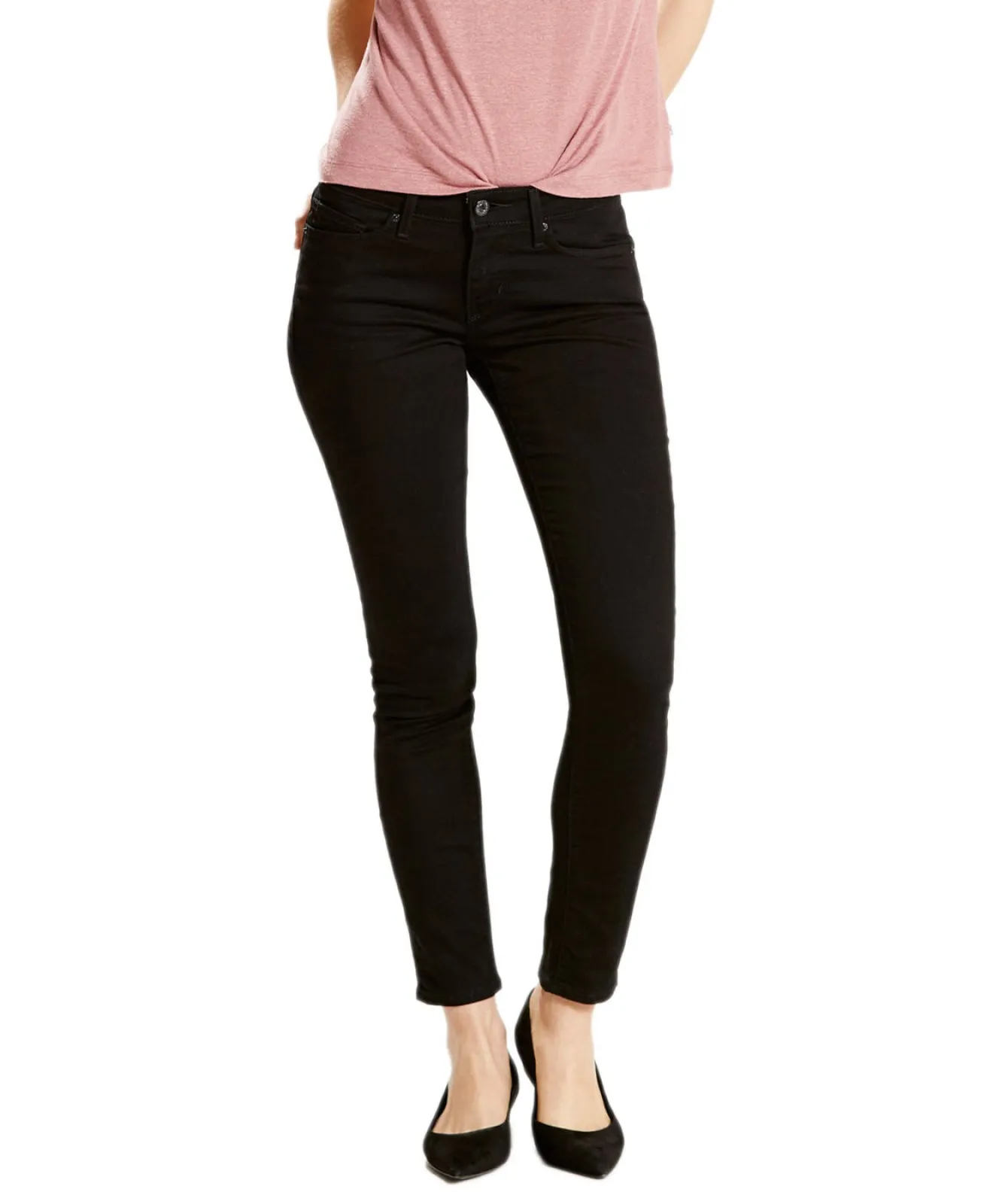 Damen Jeans 711 Skinny von Levis in Black Sheep