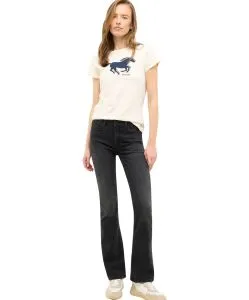 Mustang Shelby Slim Bootcut in Schwarz