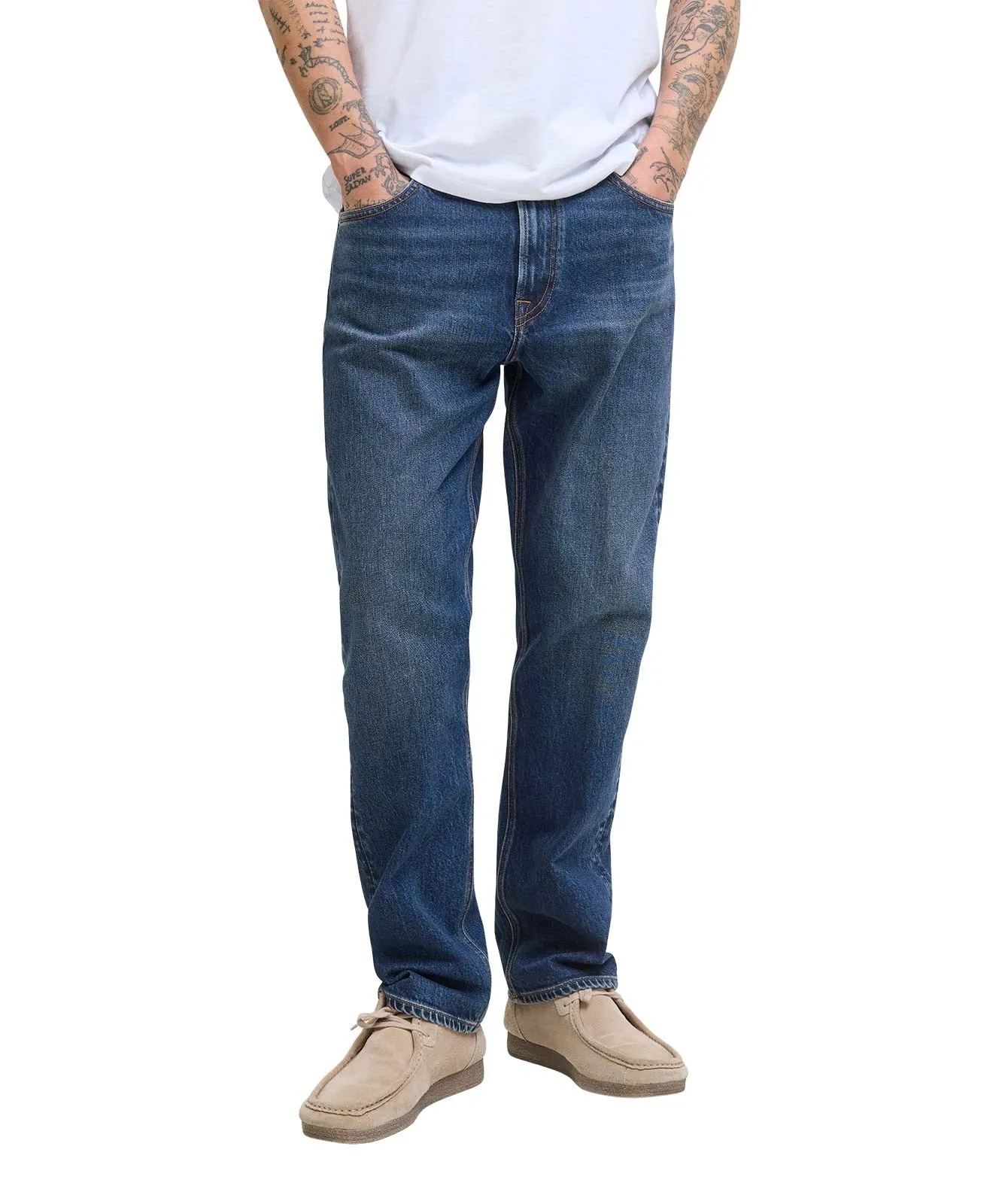 Herren Jeans Chris von Jack & Jones in Blue Denim