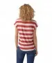 Damen Shirt Wide Stripe von Vero Moda in Goji Berry
