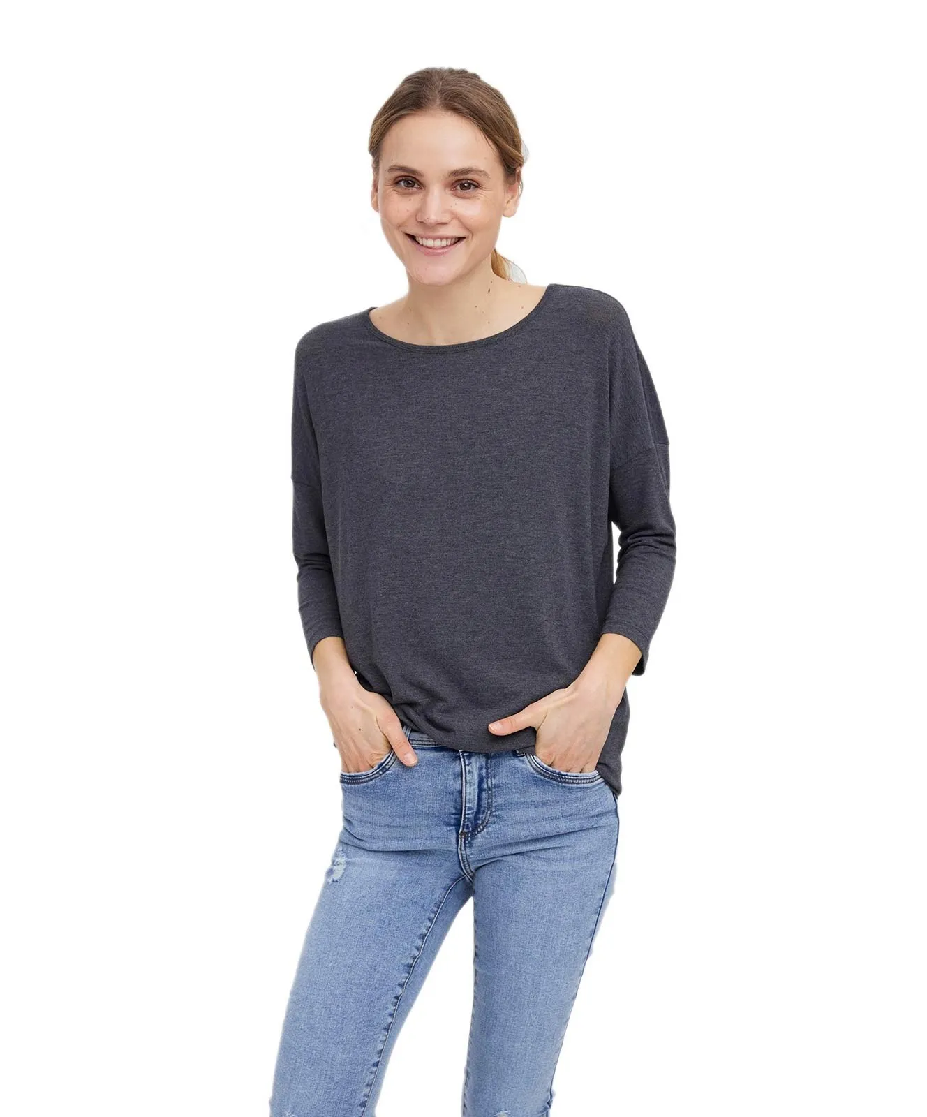 Damen Shirt Cara 3/4 von Vero Moda in Black