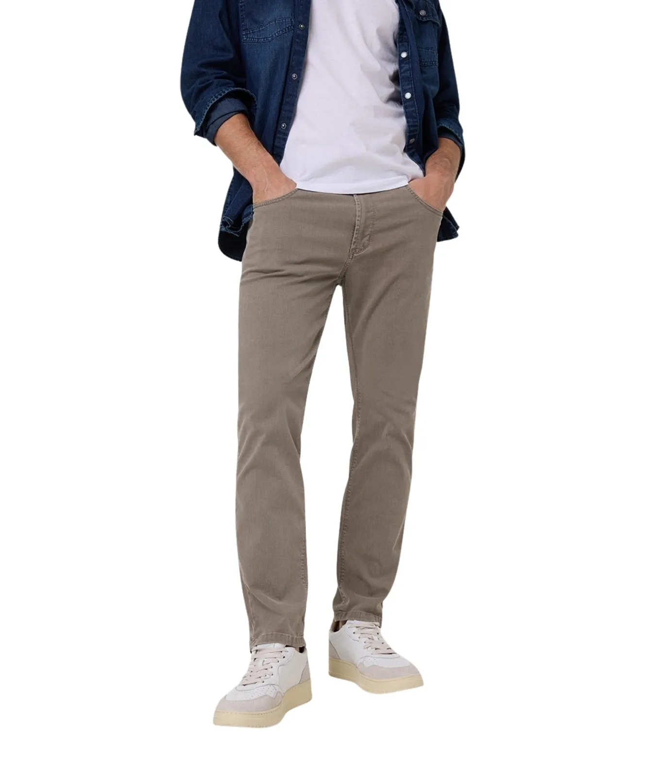 Herren Jeans Rando 1680 von Pioneer in Light Brown Stonewash