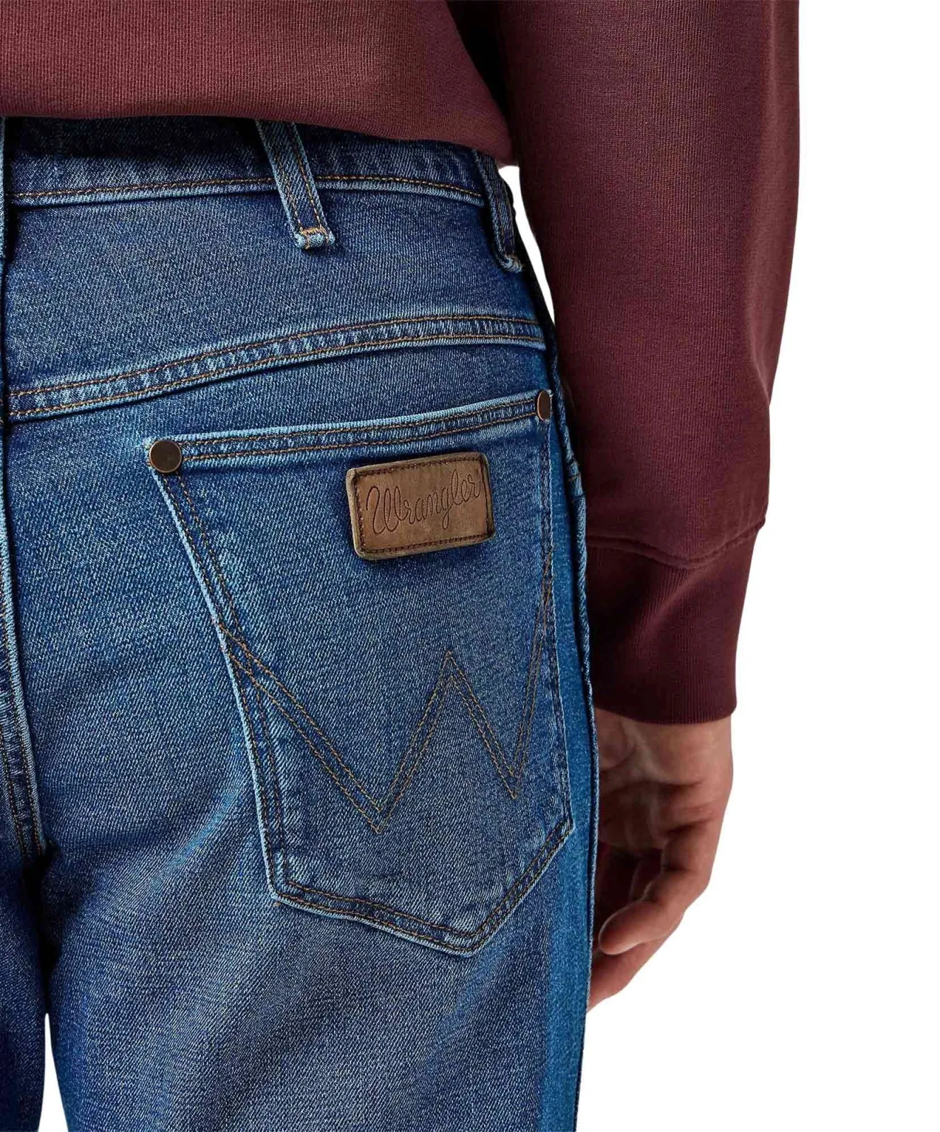Herren Jeans River von Wrangler in Sundown Blue