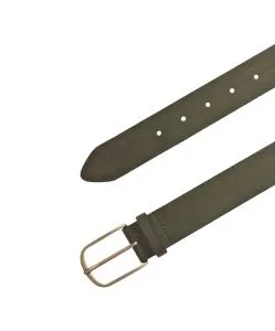 Mustang Gürtel aus Velourleder in Olive