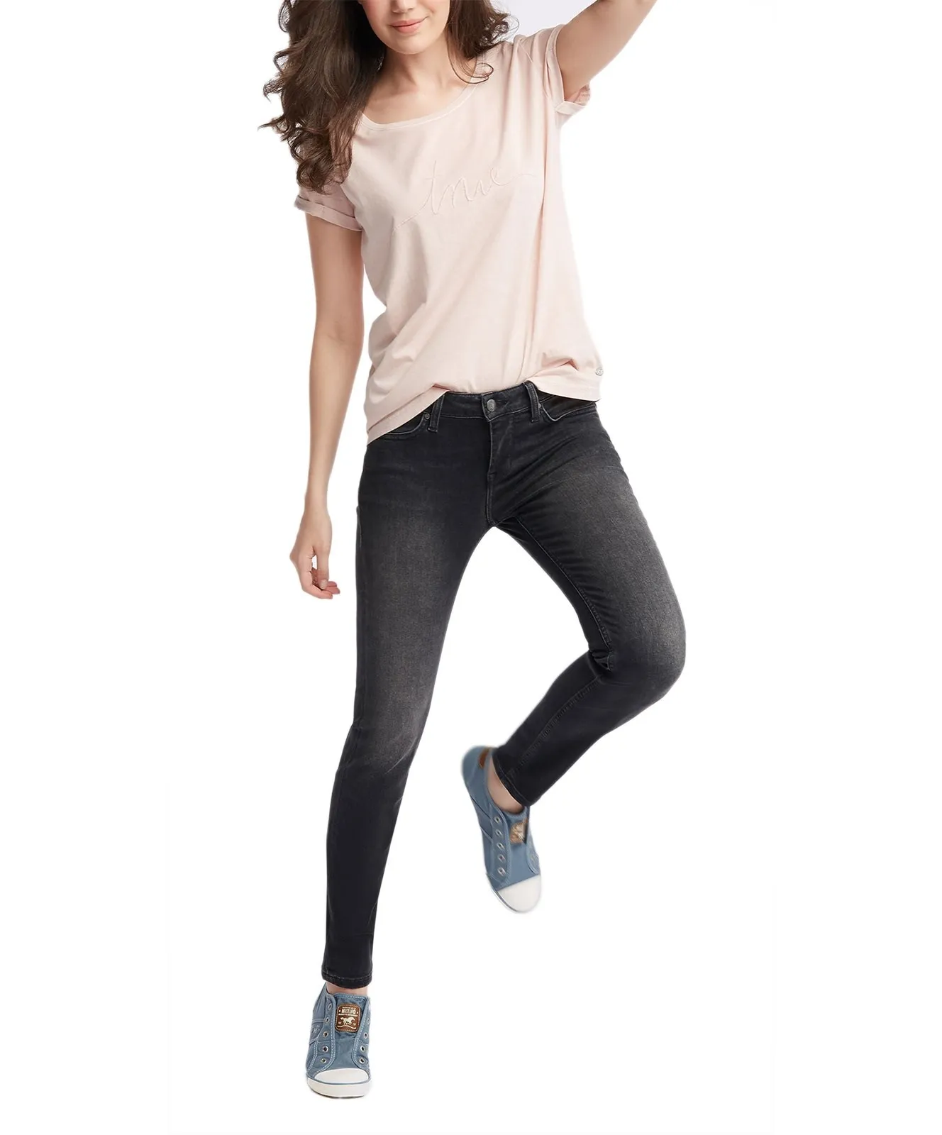 Damen Jeans Jasmin Jeggins von Mustang in Black