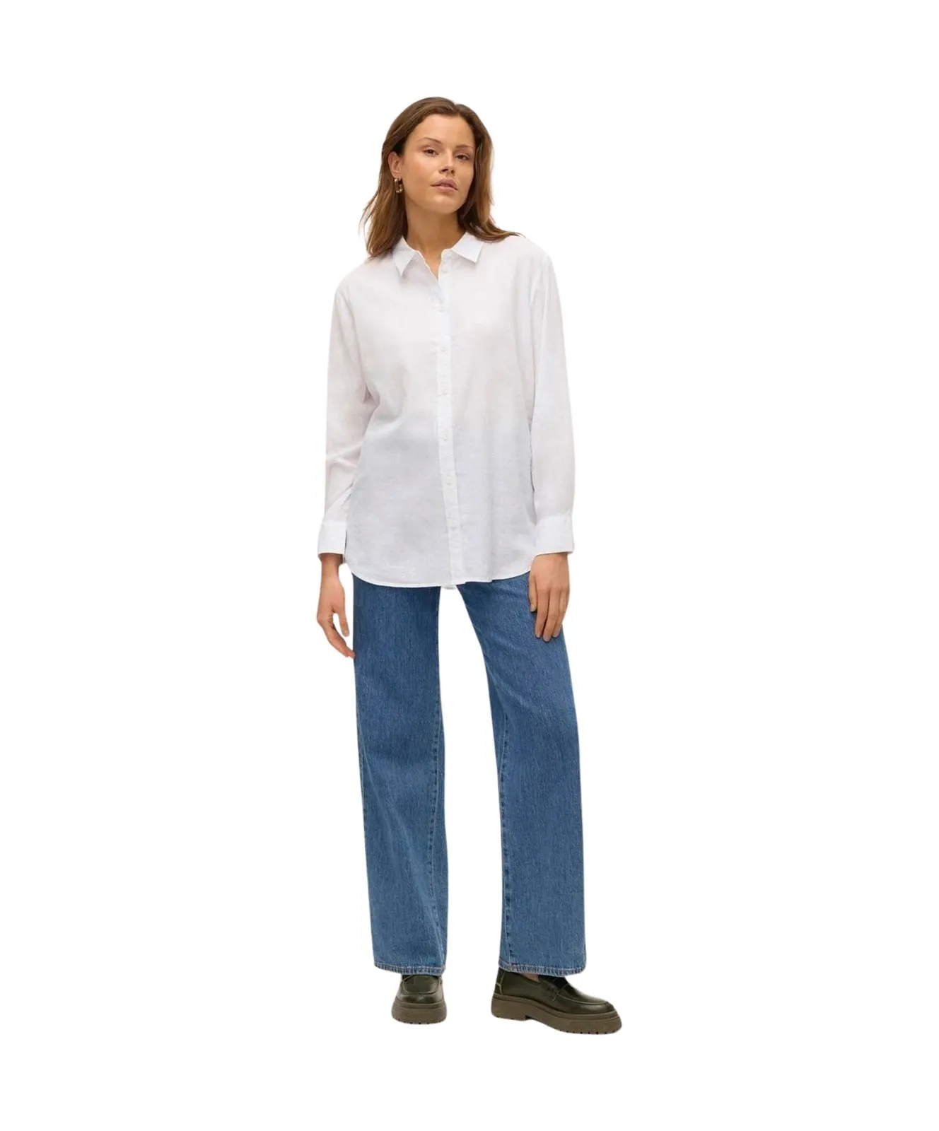 Damen Bluse Linn von Vero Moda in Snow White