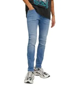 Jack & Jones Liam Jeans in Hellblau mit Skinny Fit
