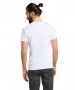 Herren Shirt Aaron C Basic  von Mustang in White