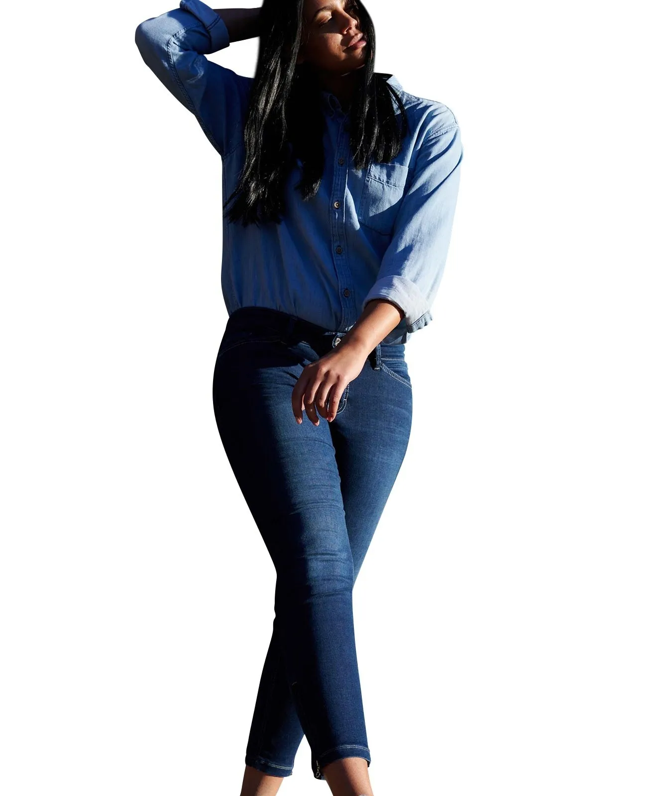 Damen Jeans Dream Chic von MAC in Dark Used