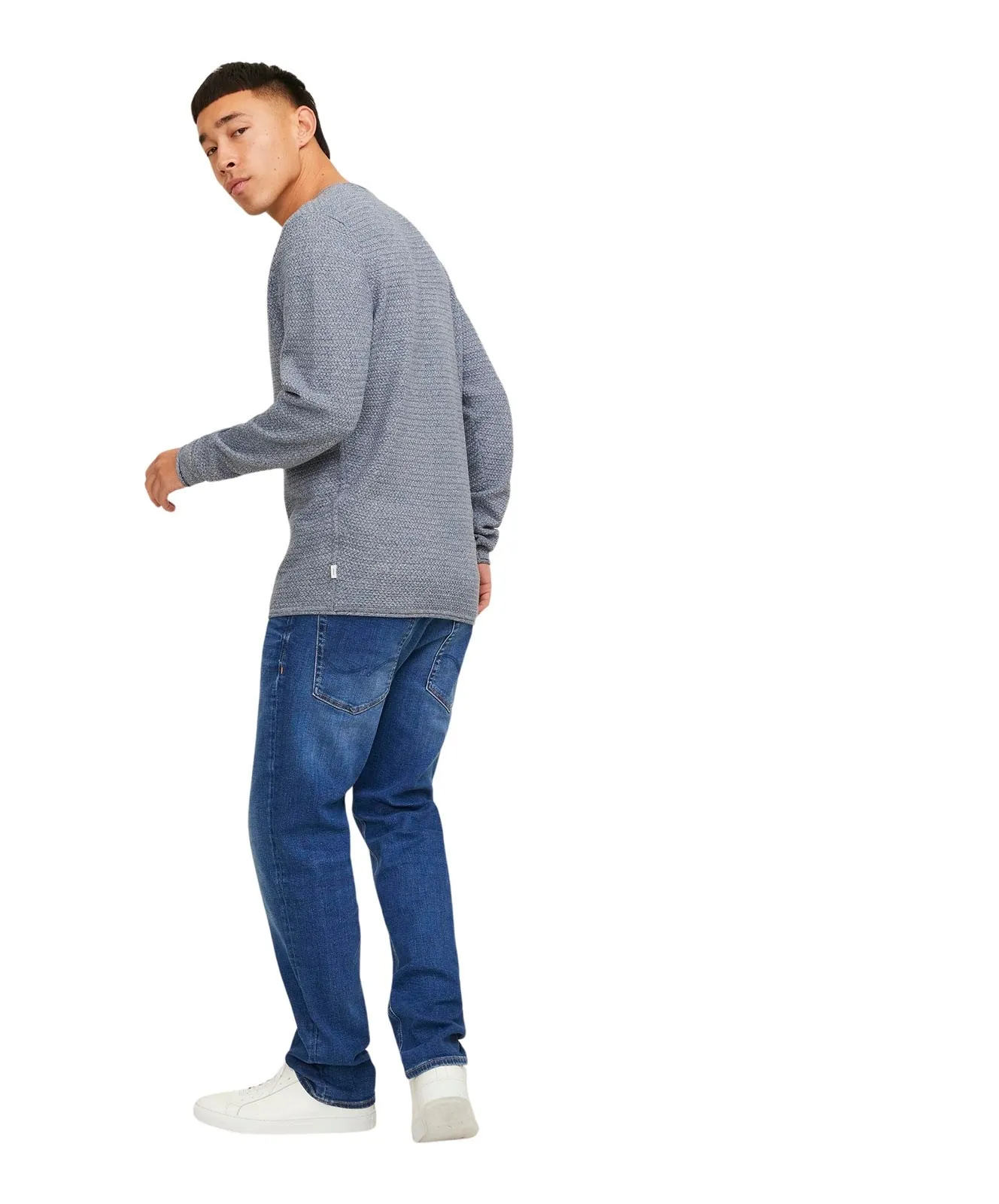 Herren Jeans Clark Original von Jack & Jones in Blue Denim