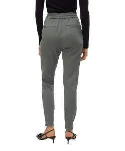Vero Moda Eva Hose mit mittlerer Taille in Grün