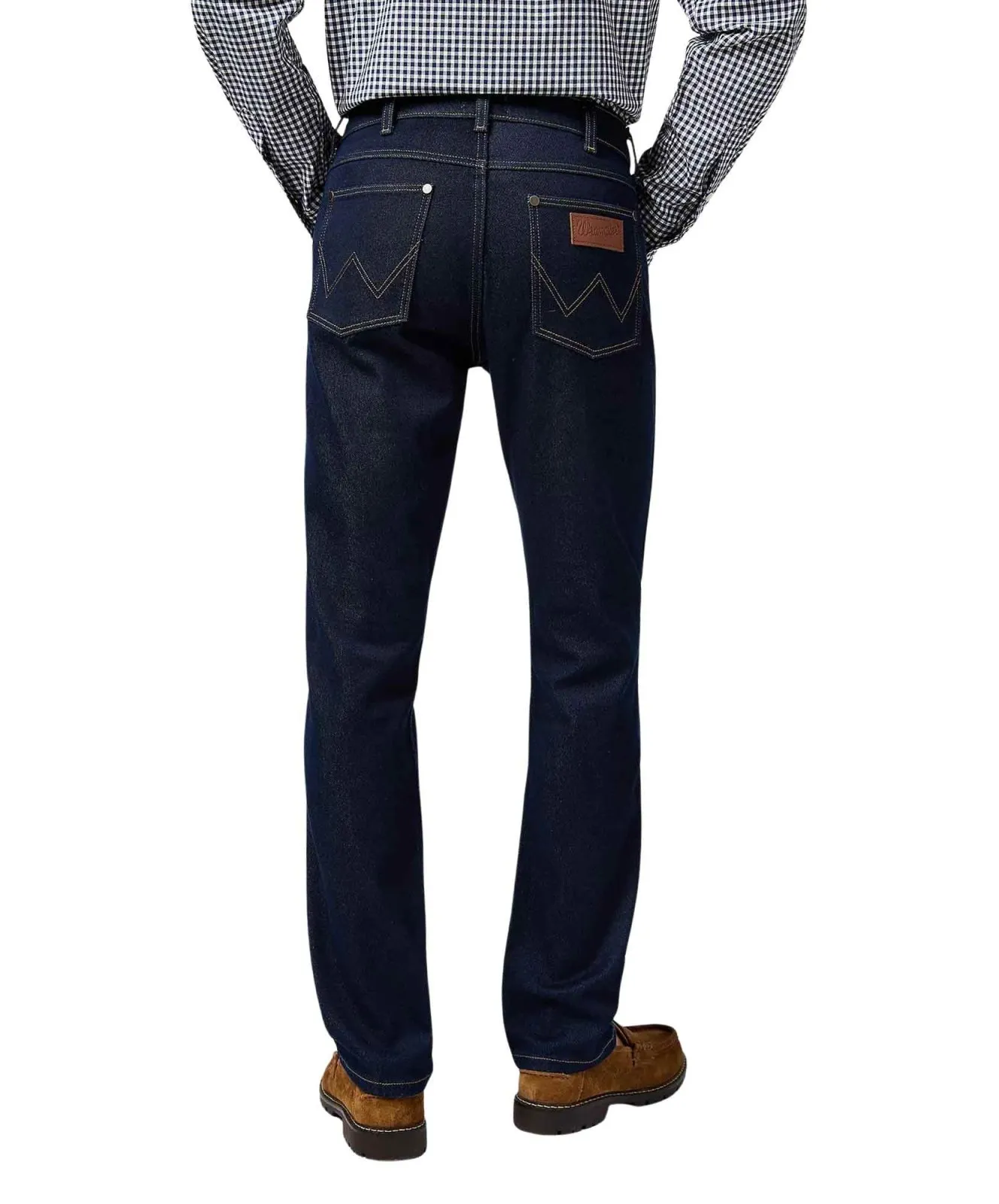 Herren Jeans Greensboro von Wrangler in Blue Jam