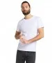 Herren Shirt Aaron C Basic  von Mustang in White