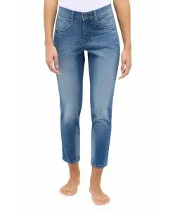 Angels Jeans Ornella Seam Slim Fit 7/8 hellem Used-Look