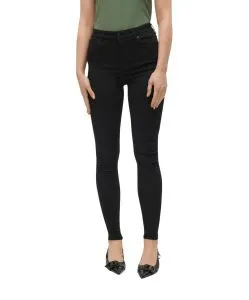 Vero Moda Push-Up-Jeans Seven aus schwarzen Denim