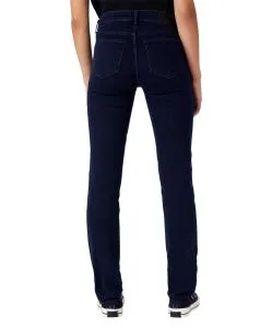 Wrangler Damen Jeans Straight Fit Body Bespoke in Blue Black